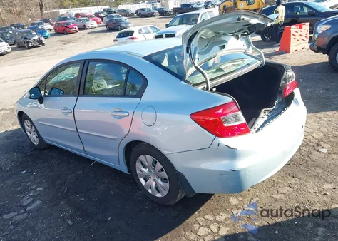 2012 Honda Civic Lx z USA, uszkodzony, nr VIN 19XFB2F55CE059642